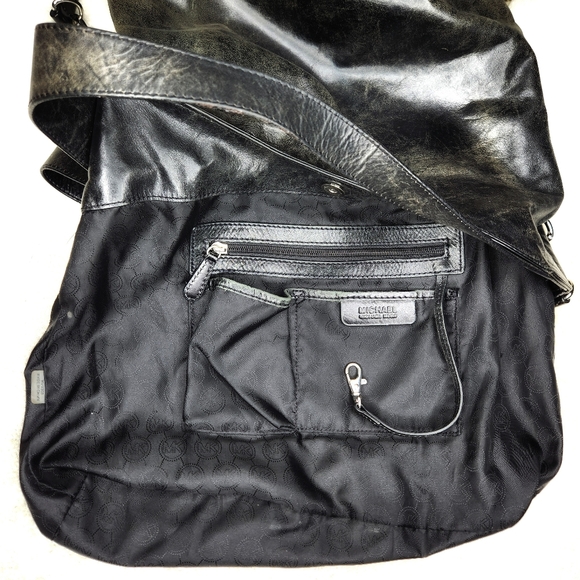 Michael Kors Devon Large Hobo Black Leather Shoulder Tote - Picture 4 of 14